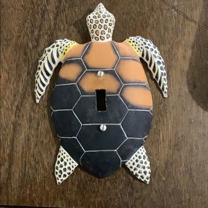One of a kind turtle light switch cover!